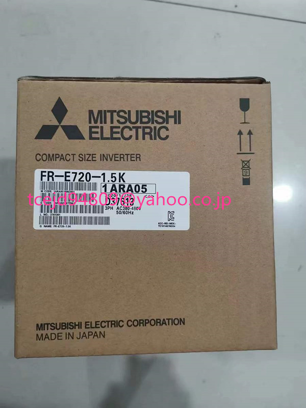 半額】 新品 MITSUBISHI 三菱電機 FR-E720-5.5K インバータ 保証付 ...