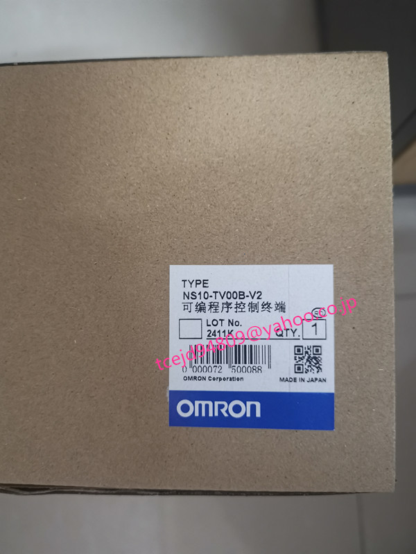 希少 新品OMRON オムロン NS10-TV00B-V2 タッチパネル 保証付き eu 
