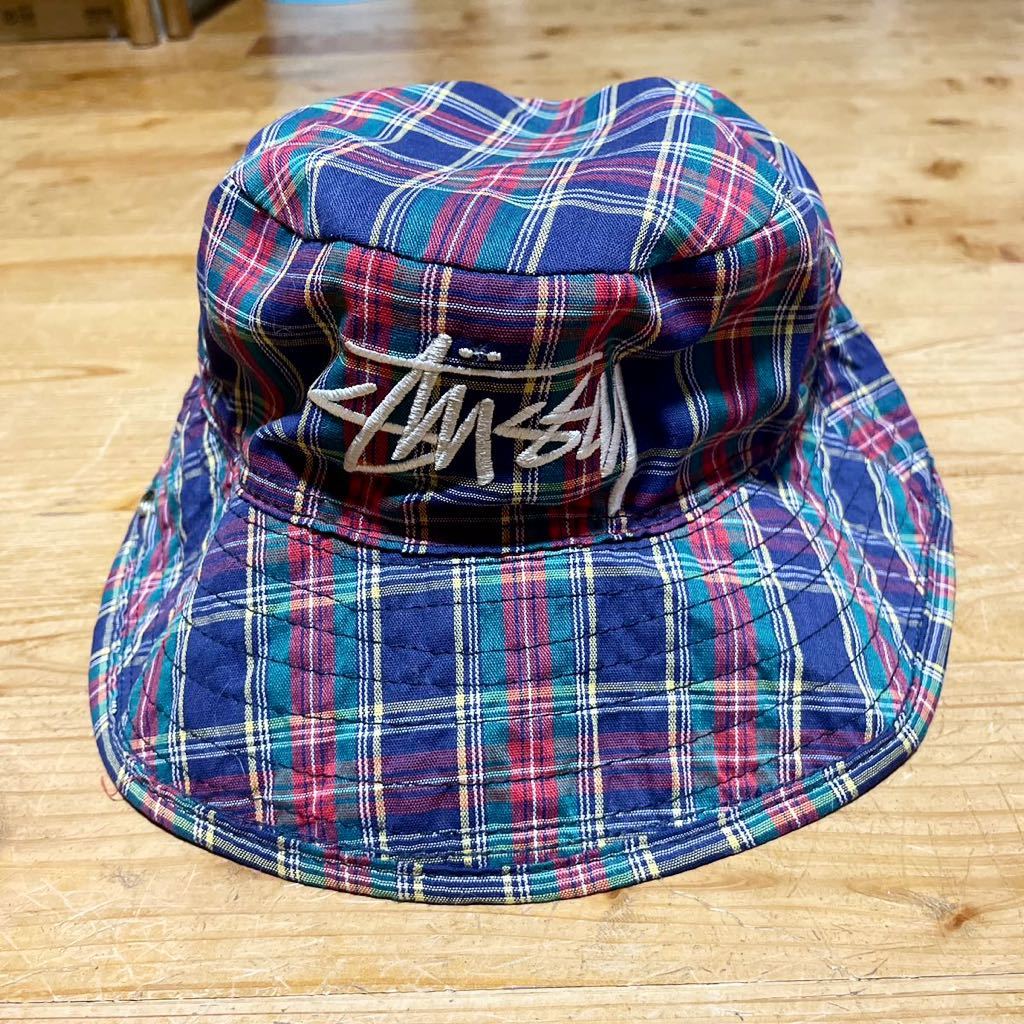 old stussy 80s バケットハット 帽子 希少-