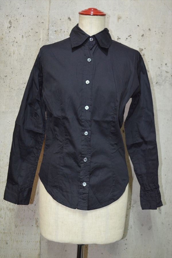 ポールハーデン シューメーカーズ　Paul Harnden　Shoemakers　ウォッシュ　長袖　シャツ　S　womens　shirt E0304_画像1