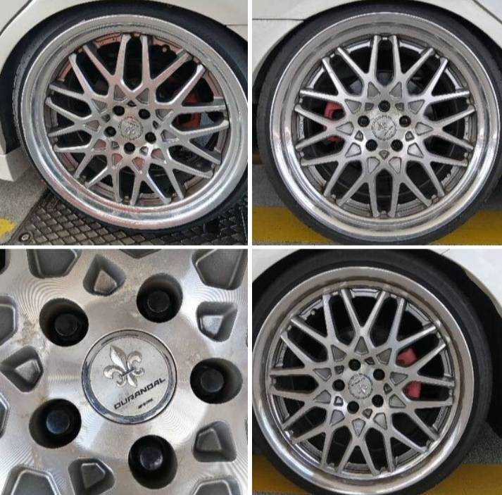 バーゲンで 4本 セルシオ クラウン 245/30ZR20 225/35ZR20