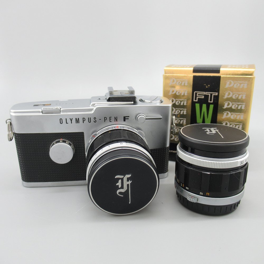 人気満点 極上品 OLYMPUS フルセット 正規通販】 PEN F OH済み+F1.4