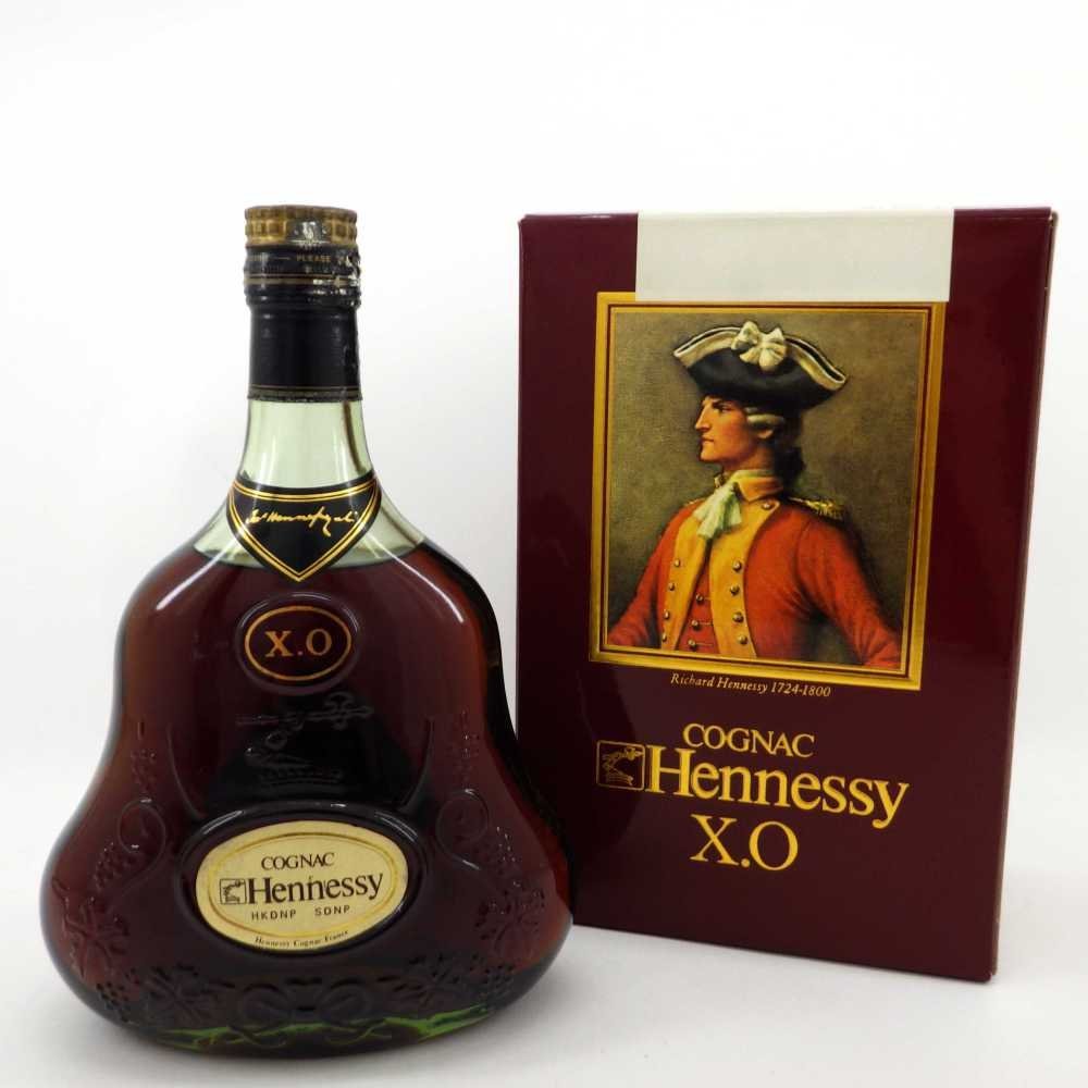 1円～ Hennessy ヘネシー XO コニャック 金キャップ グリーンボトル