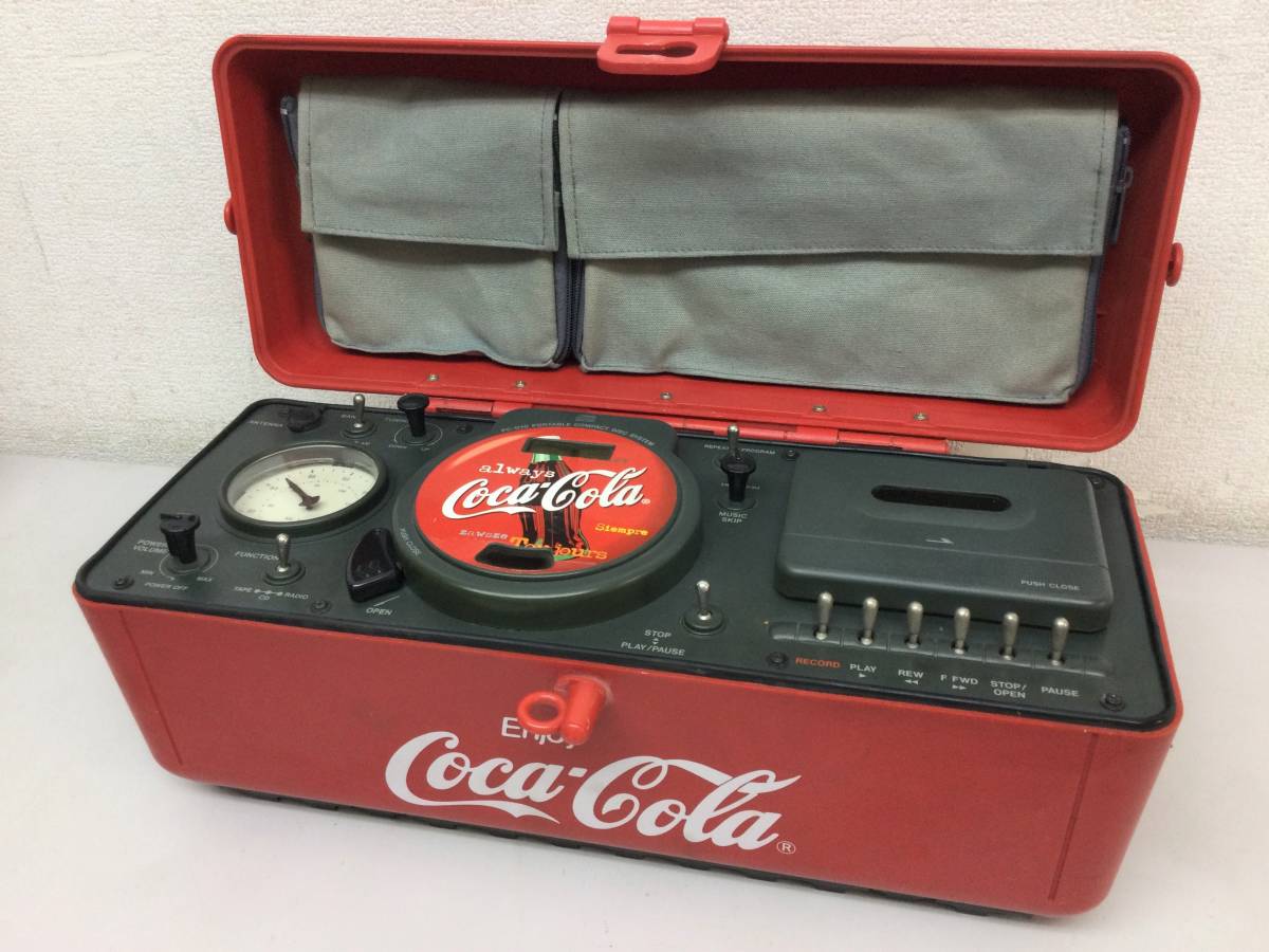 Yahoo!オークション - TEAC Coca Cola コカコーラ CD ラジカセ 