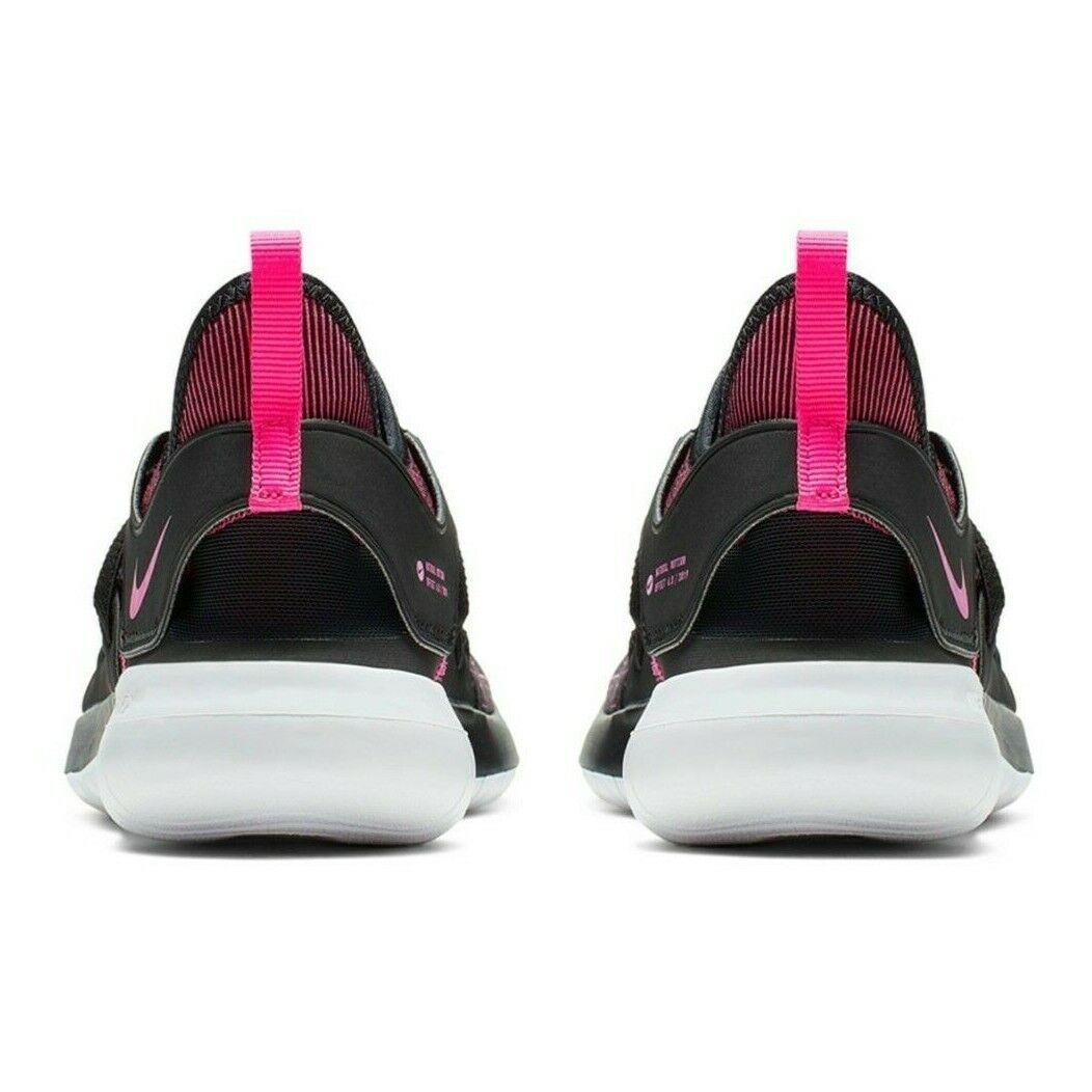 # Nike wi men's Flex Contact 3 black / pink new goods 25.0cm US8 NIKE WMNS FLEX CONTACT 3 slip-on shoes AQ7488-002