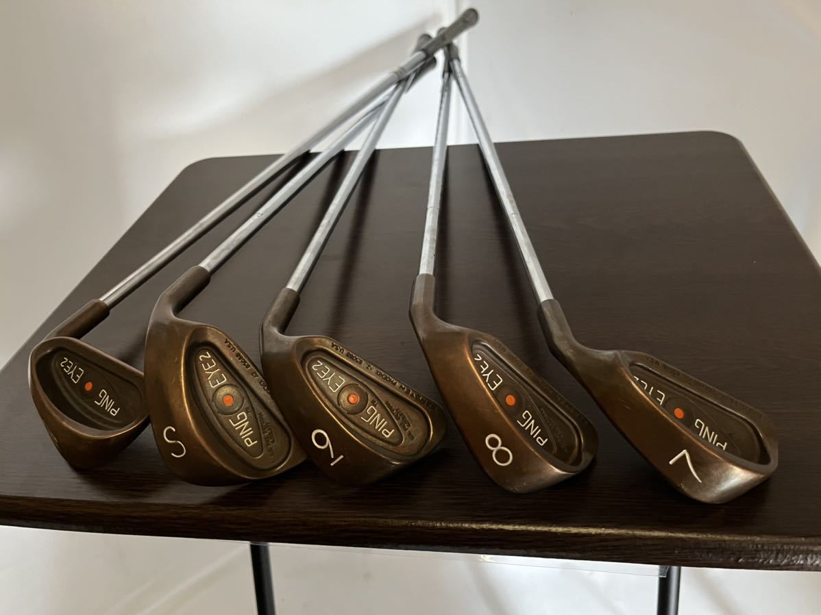 送料込み PING EYE2 オレンジ 希少 アイアン セット ゴルフクラブ