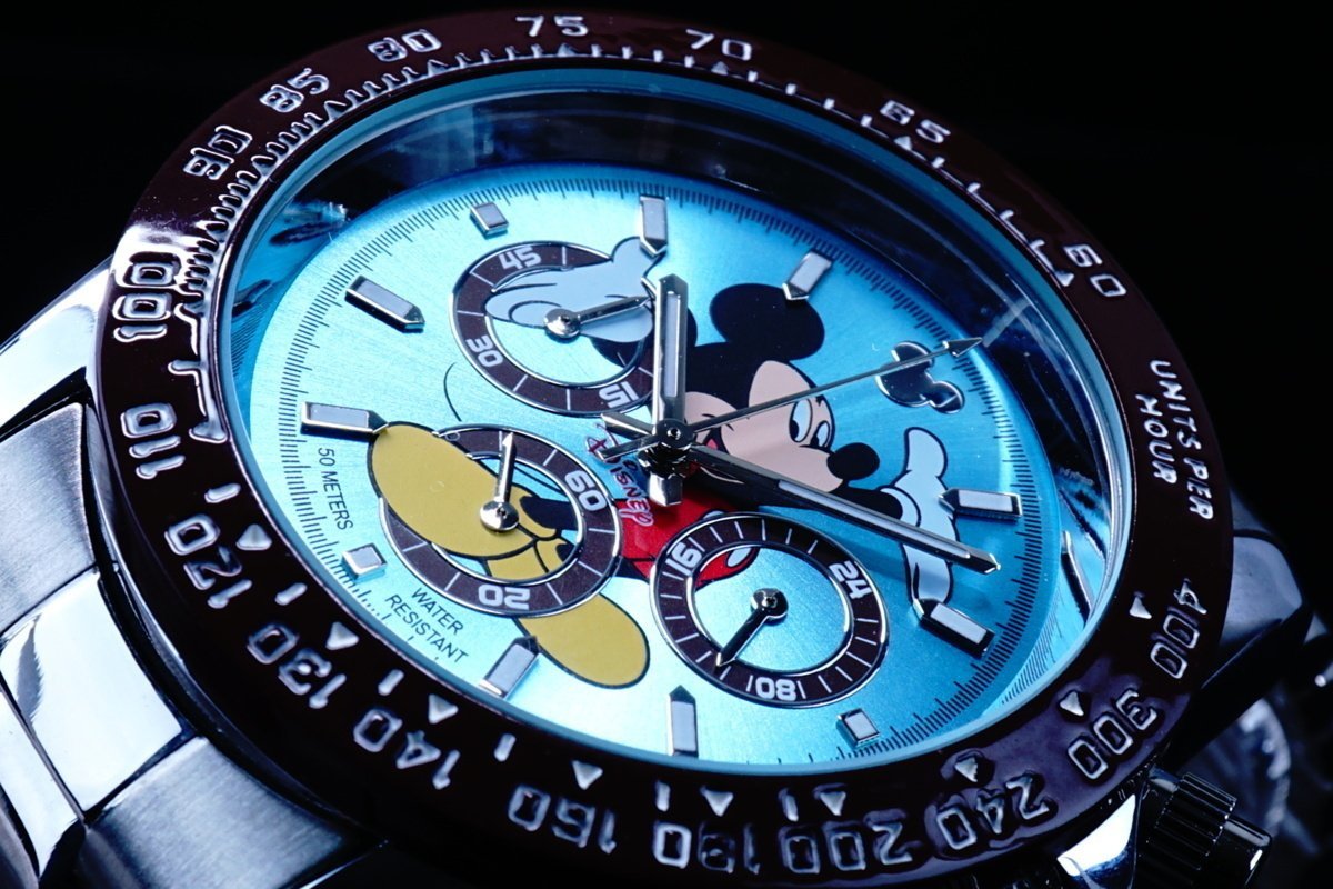 1円×2本【ほぼ入手能】Disney限定/MICKEYミッキーマウス別注コラボ時計