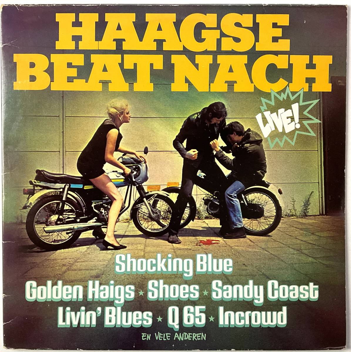 激レア オランダ 1980 レコード LP Haagse Beat Nach Live SHOCKING BLUE Shoes Q65 GOLDEN HAIGS Sandy Coast THE KICK Livin Blues LIVE_画像1