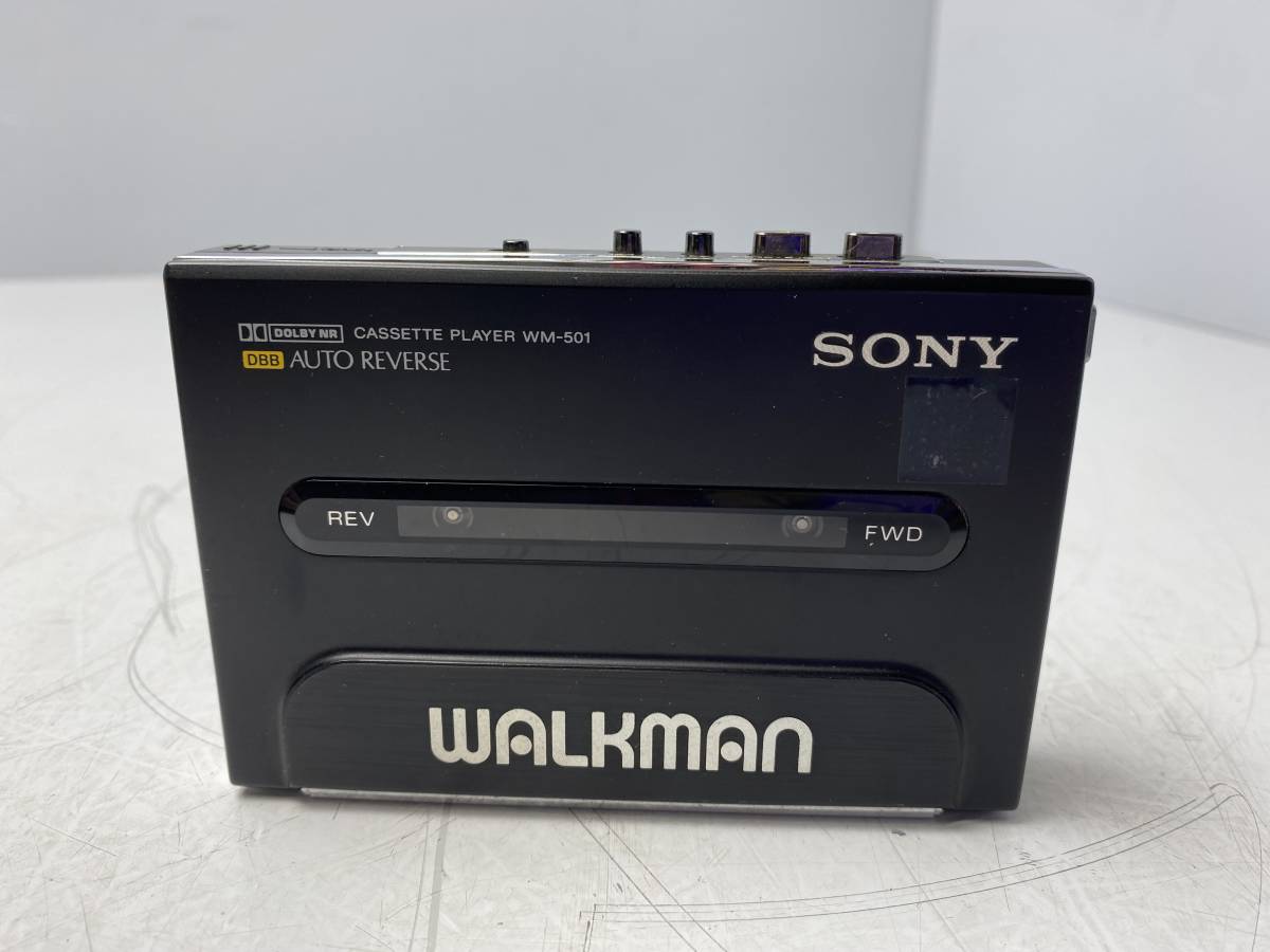 ソニーのカセットウォークマンWM-501 sony walkman オーディオ機器