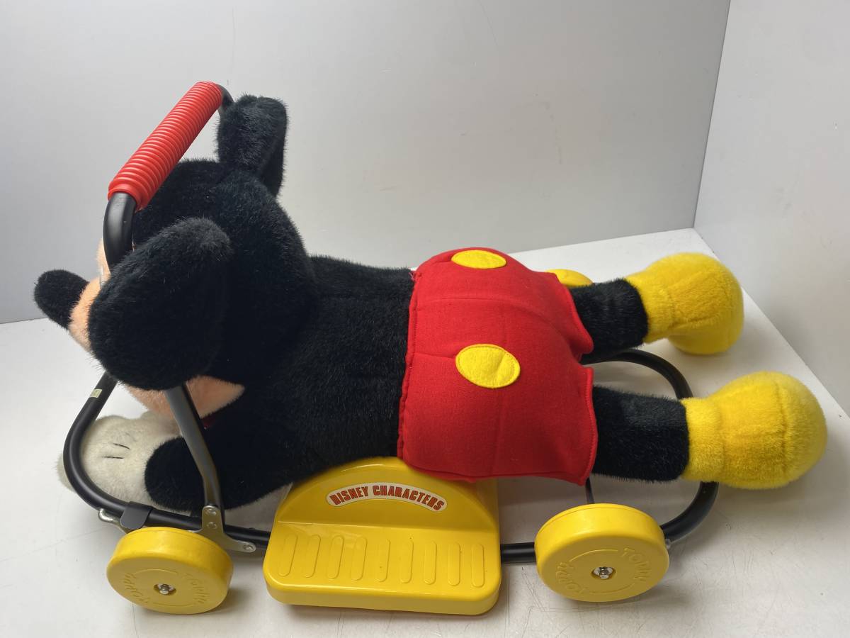 ★当時物★PLUS ONE 1988年 ミッキーマウス 乗り物 子供 玩具 昭和 レトロ ディズニー【/現状品】 3