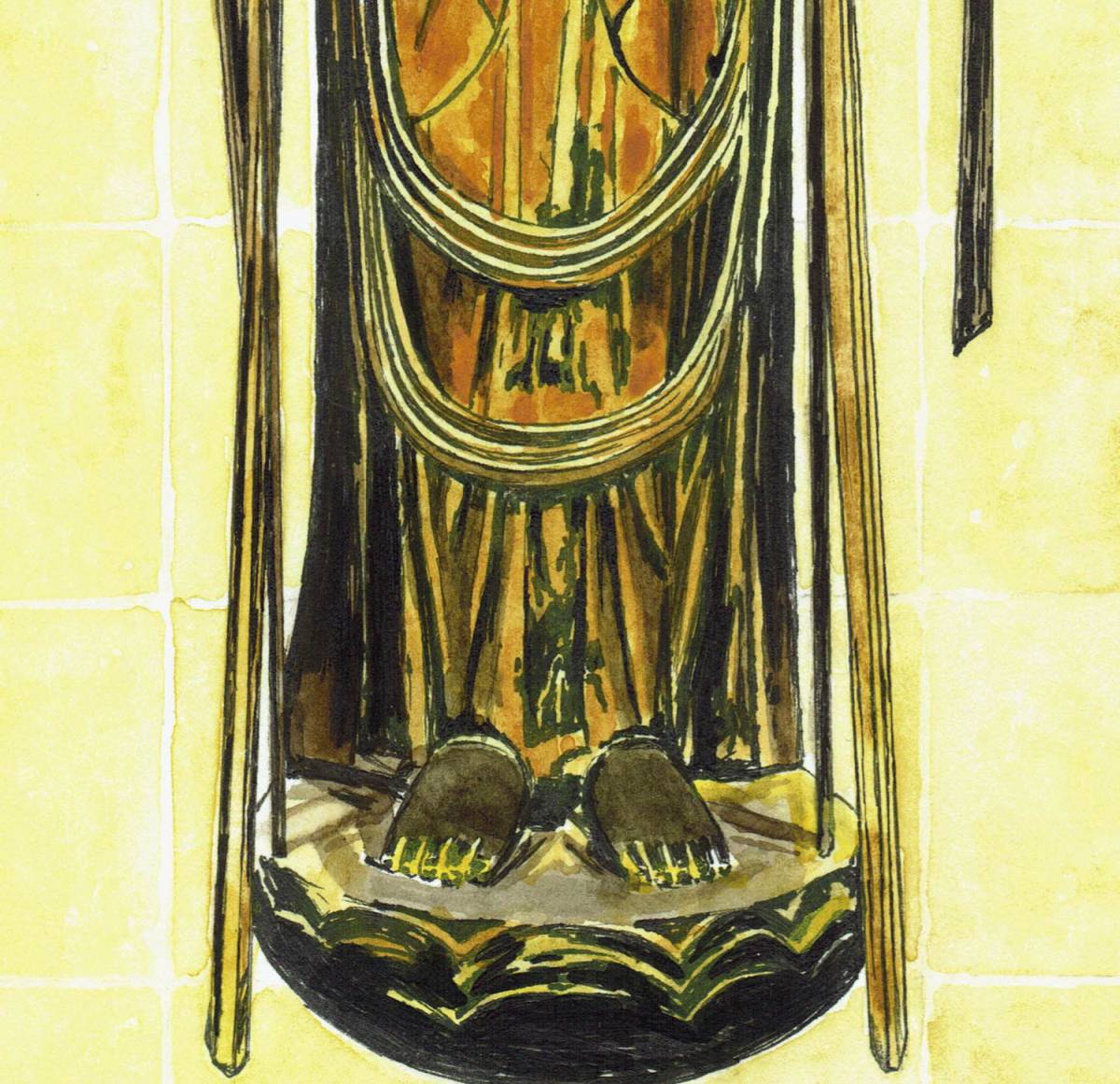 BT-005 仏画 千手観音菩薩 京都 三十三間堂 限定版画300部 直筆 BT-005 仏画 千手観音菩薩 京都 三十三間堂 限定版画300部 直筆