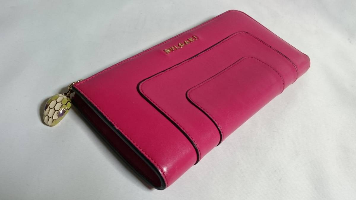 正規良 激レア! BVLGARIブルガリ セルペンティ スネーク装飾 L字 正規良 激レア! BVLGARIブルガリ セルペンティ スネーク装飾 L字