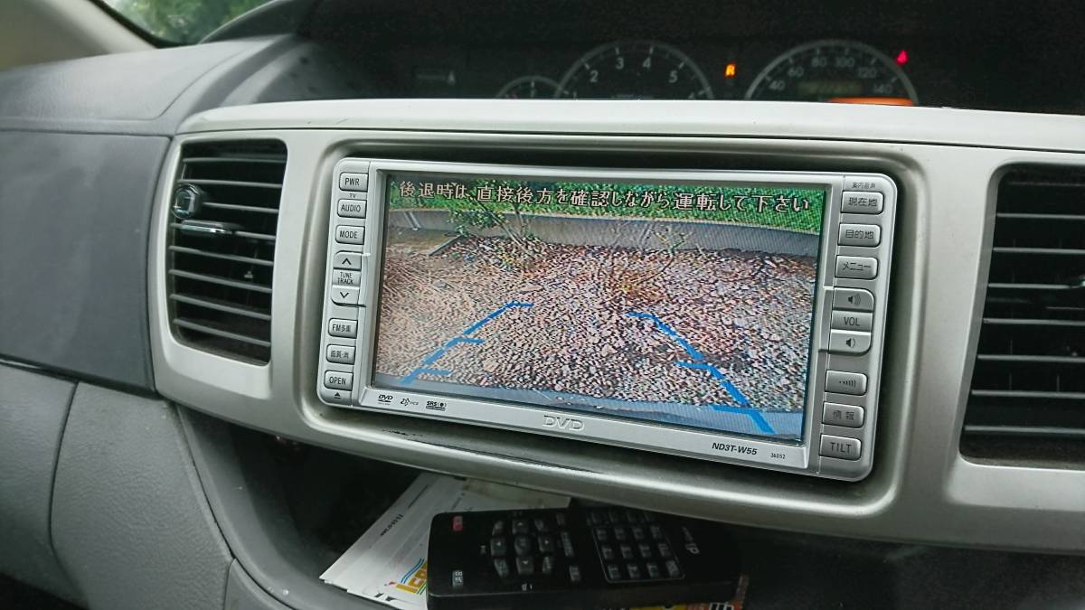 純正ナビに社外バックカメラ取り付け例