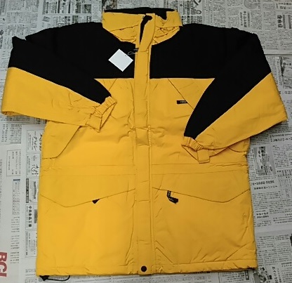 中塚被服 CJ-1000 イエロー 日本製 防寒コート アウトドア 中塚被服 CJ-1000 イエロー 日本製 防寒コート アウトドア