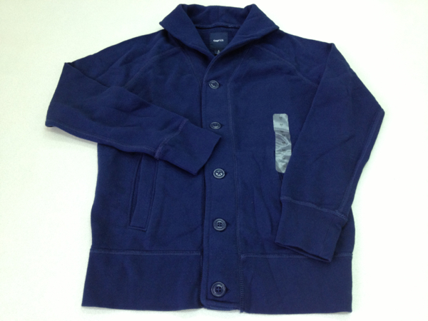 ■ＧＡＰ■新品■130■紺■カーディガン■綿100■ギャップ■4-2