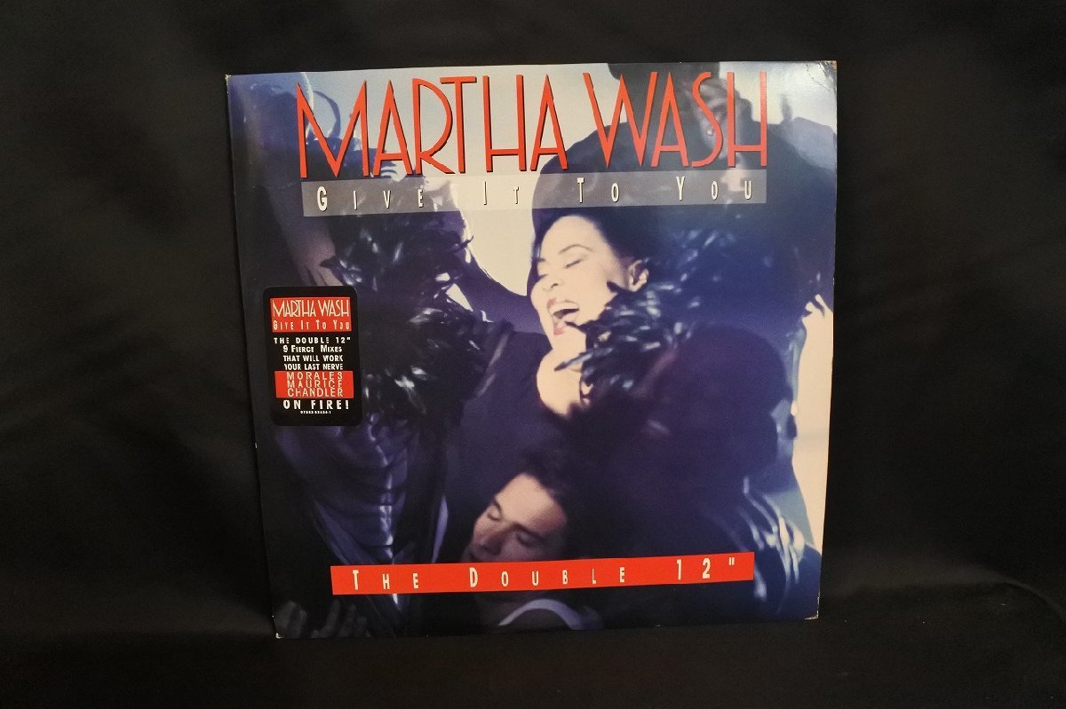 ２枚組/MARTHA WASH/GIVE IT TO YOU/david morales/def mix/LP 希少 レア レコード_画像1