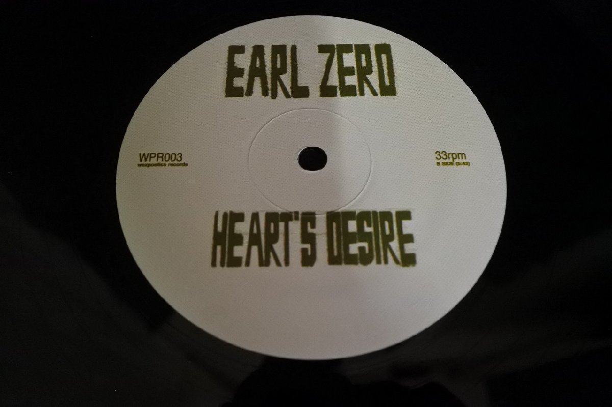 Earl Zero Righteous Works / Heart's Desire/希少 レア レコード LPの画像4