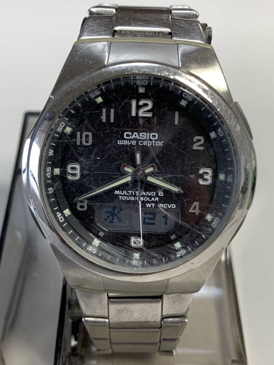 A053 腕時計　CASIO/カシオ　wave-ceptor/ウェーブセプター　WVA-M600 TOUCH SOLAR/ソーラー　稼動品_画像1