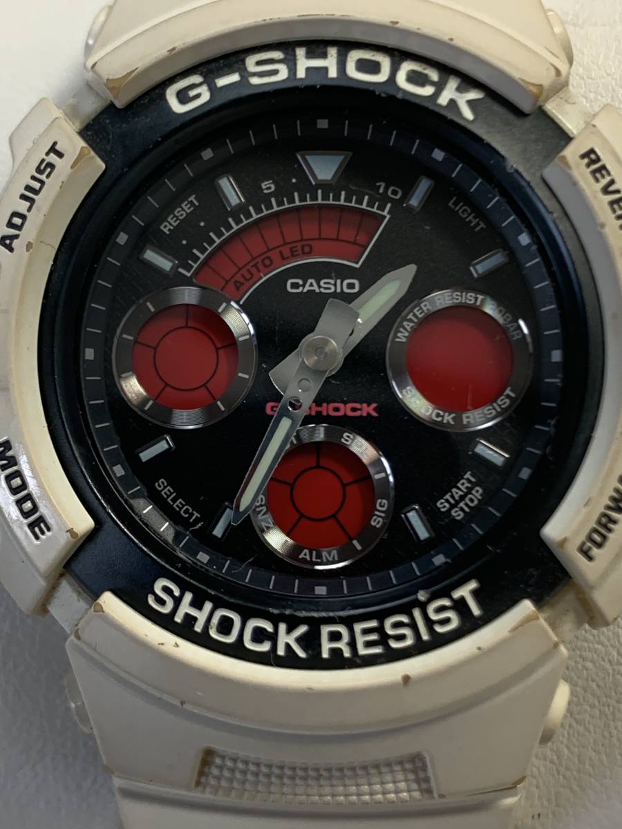 A102 腕時計 CASIO/カシオ G-SHOCK/Gショック AW-591SC Crazy Colors/クレイジーカラーズ ホワイト デジアナの画像8