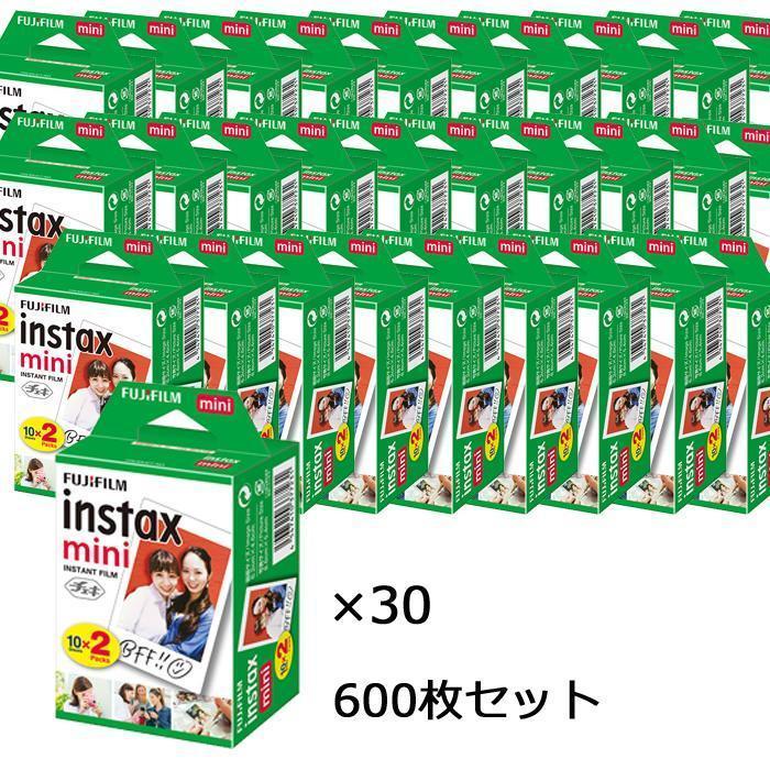 FUJIFILM Instax Mini チェキフィルム1ケース 20枚入り×30箱(600枚