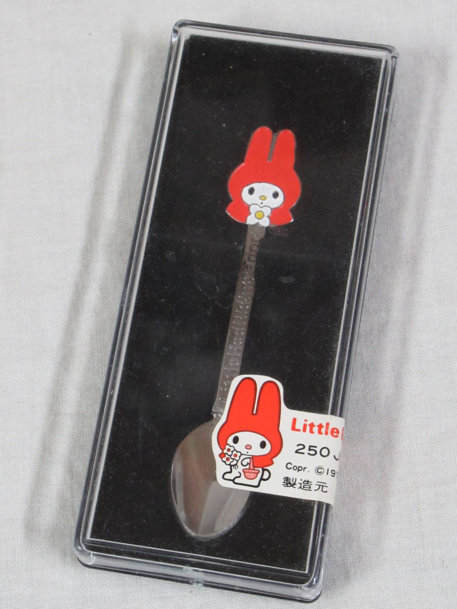 昭和レトロ 初期サンリオ 1975 未開封 マイメロ スプーン マイ 昭和レトロ 初期サンリオ 1975 未開封 マイメロ スプーン マイ