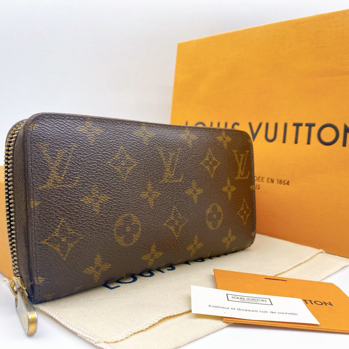 A843【正規品】LOUIS VUITTON ルイヴィトン モノグラム ジッピー