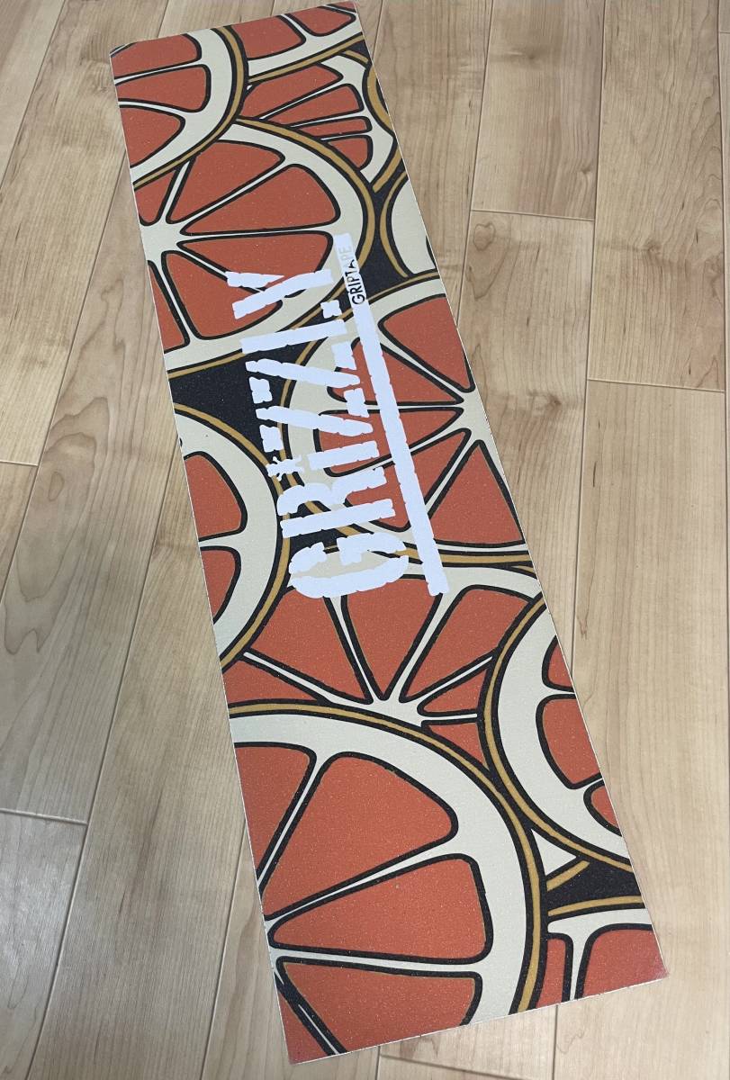 高品質　スケートボード スケボー デッキテープ　グリップテープ skateboard グリズリー　GRIZZLY オレンジ