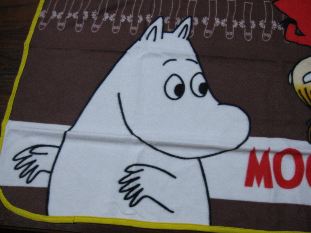 ブランケット 新品 ムーミン リトルミー ニョロニョロ 絵柄 模様 MOOMIN タグ 膝掛 防寒 春 秋 冬 男女 兼用 未使用 起毛 格安 可愛い_画像2