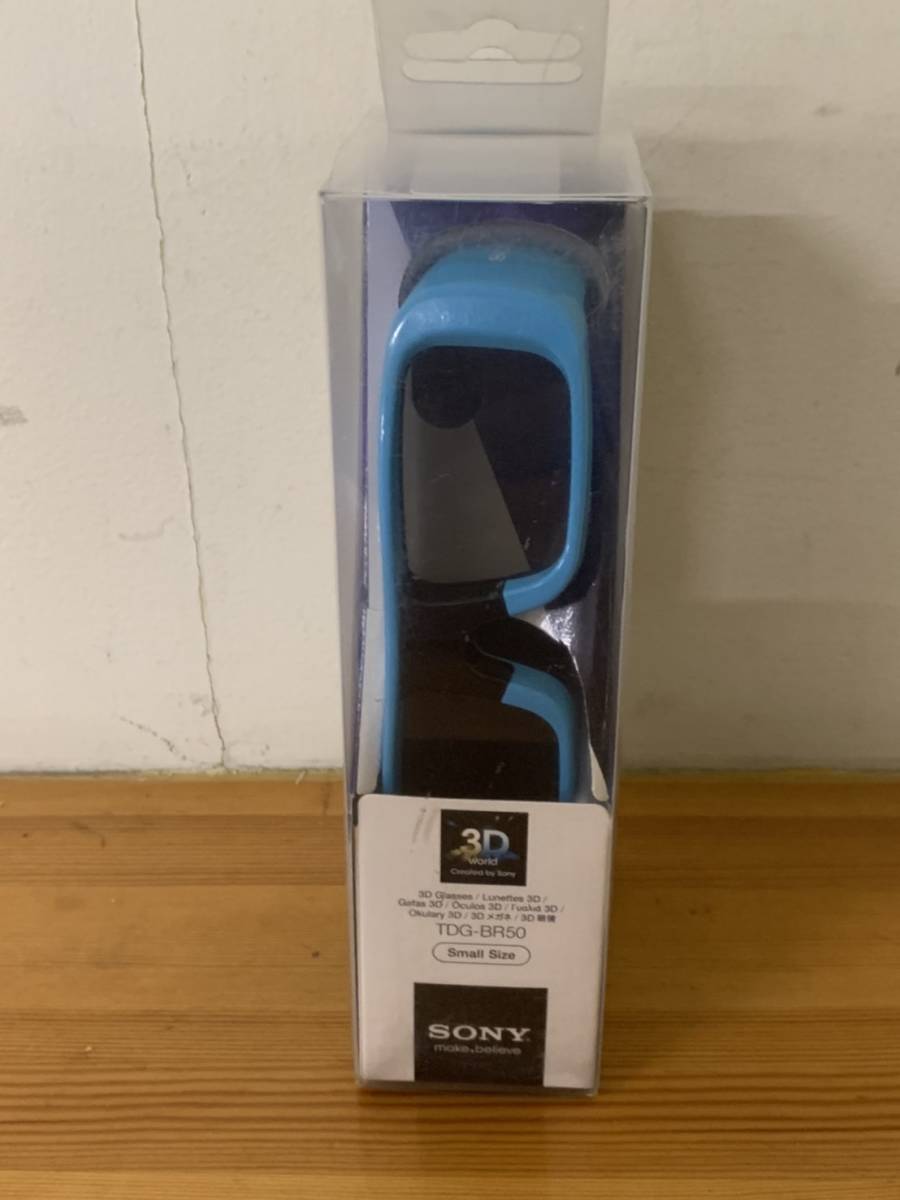  Sony SONY TDG-BR50 L [3D соответствует Bravia для 3D очки маленький размер размер голубой ]