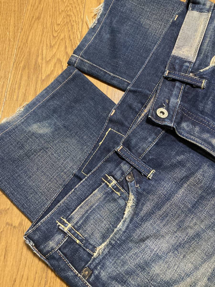 [LEVI'S VINTAGE CLOTHING] S501XX LVC 大戦モデル 44501 リアルブロークンインダーク インディゴデニムパンツ 34 日本製の画像3