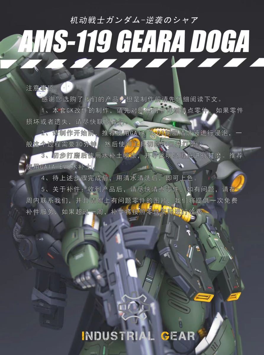 MG ギラドーガ 改造パーツ 重装兵器搭載 ガレージキット www