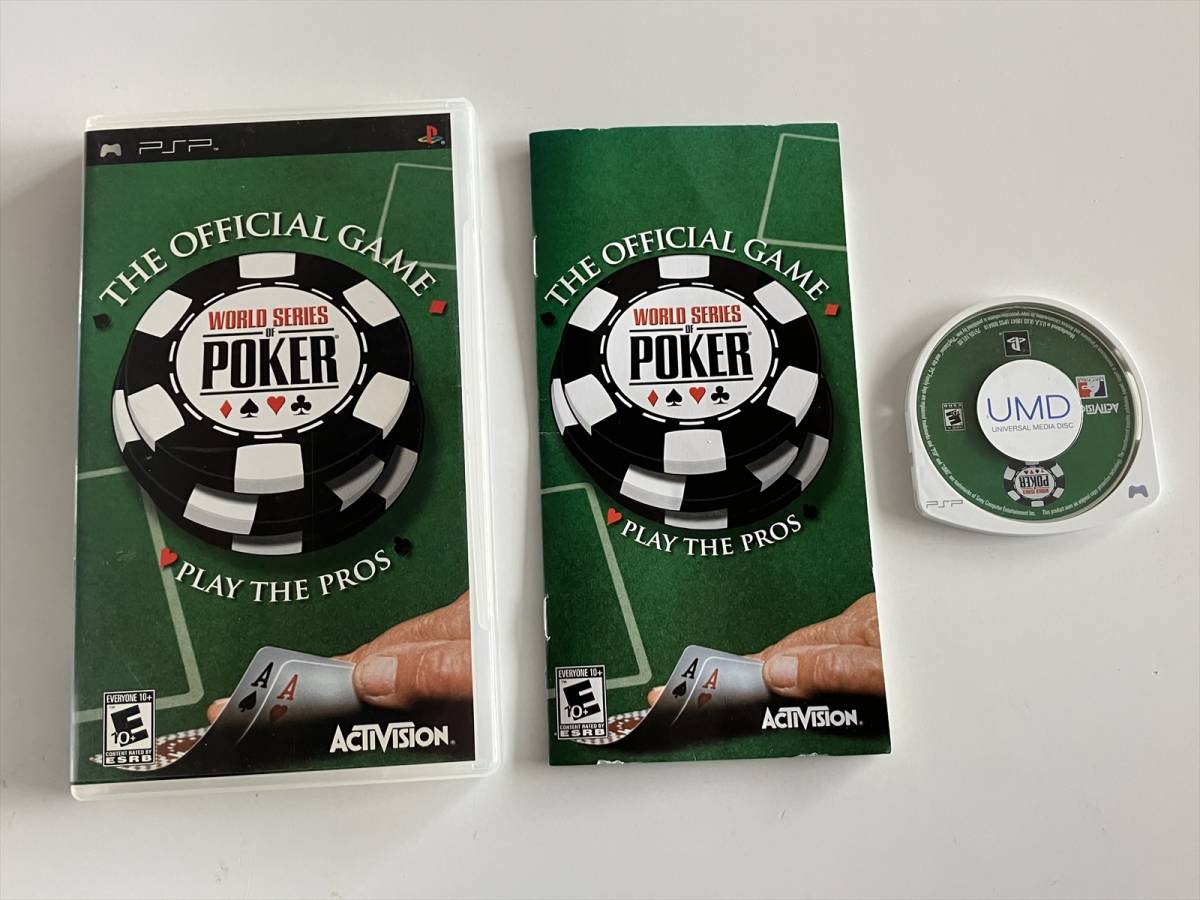 海外版　22-PSP-114　プレイステーションポータブル　ワールドシリーズオブポーカー　ポーカー　動作品　PSP_画像2