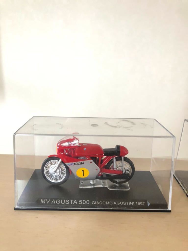 1/24 MV AGUSTA 500 GIACOMO AGOSTINI 1967モデル : IXO TAMIAYA ALTAYA 週間チャンピオンバイク コレクション ミニカー_画像1