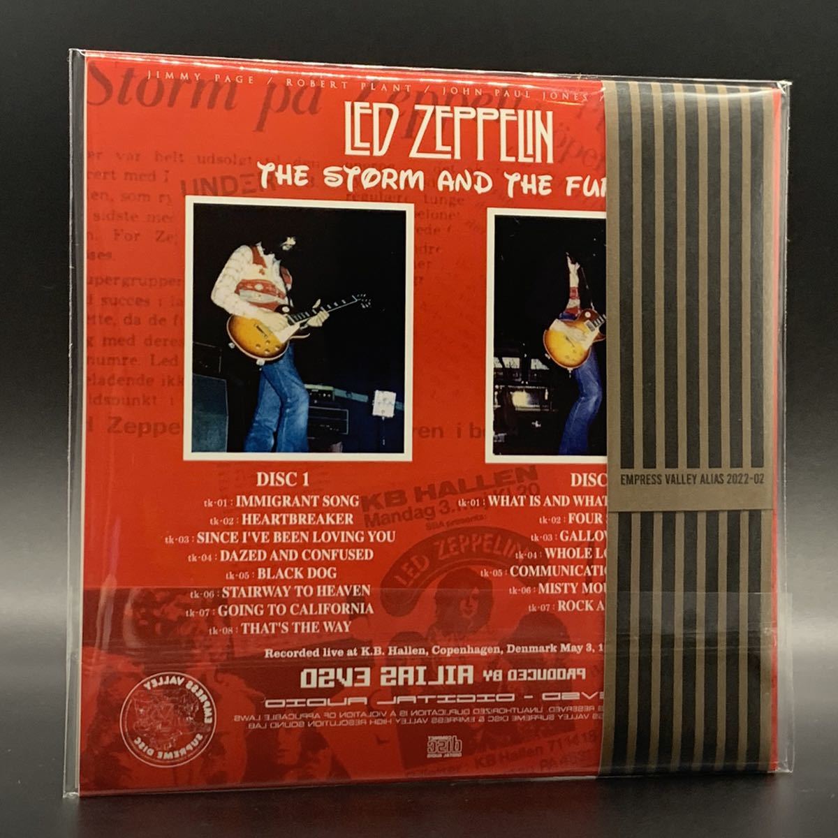 LED ZEPPELIN : THE STORM AND THE FURY 「嵐のレッド・ツェッペリン」 3CD 工場プレス銀盤CD ■欧米輸入限定盤_画像2