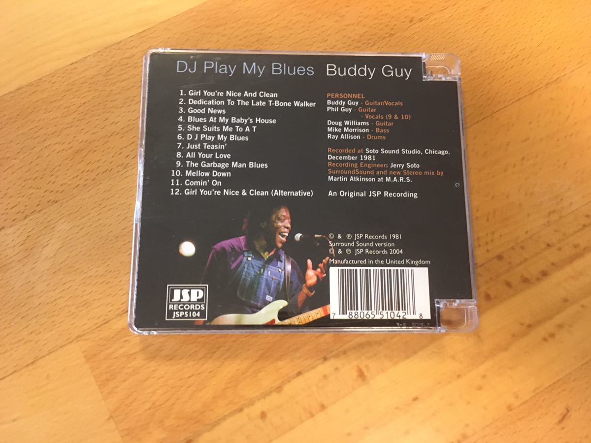 Buddy Guy / DJ Play My Blues(Hybrid SACD)マルチch収録 / Stereo / Multichannel (JSP Records : JSP 5104)_画像2