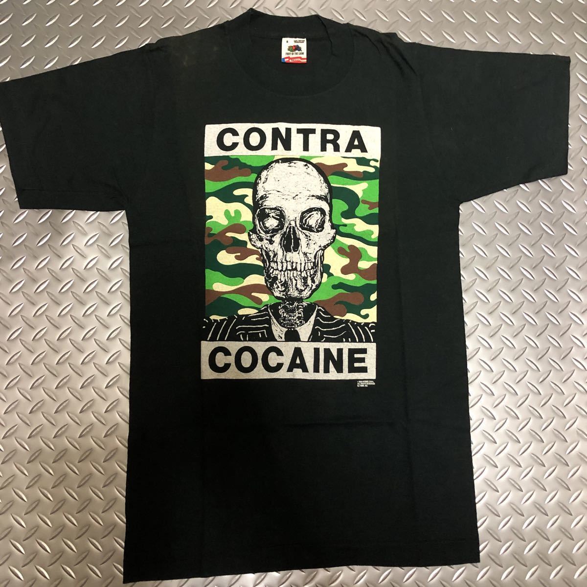 1988 Jackson Browne Contra Cocaine Concert T-shirt Tシャツ ビンテージ