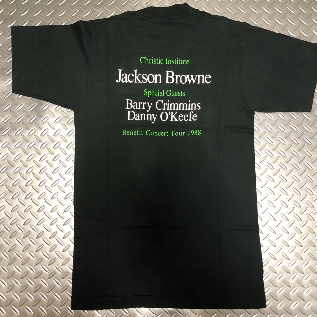 1988 Jackson Browne Contra Cocaine Concert T-shirt Tシャツ ビンテージ