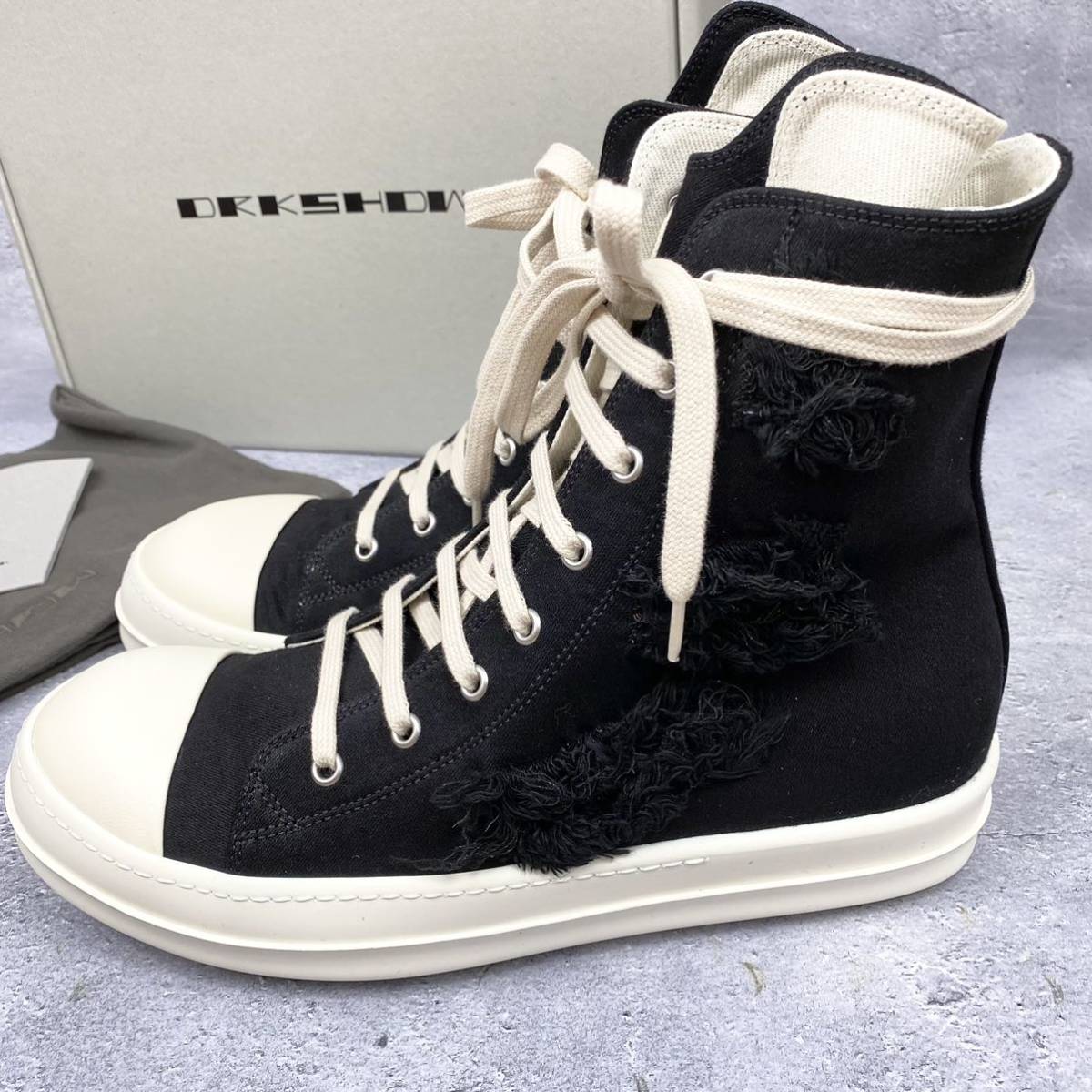新品 本物 RICK OWENS DRKSHDW ラモーンズ スニーカー-
