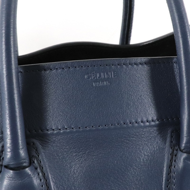 セリーヌ CELINE ラゲージ ファントム バッグ トートバッグ ネイビー