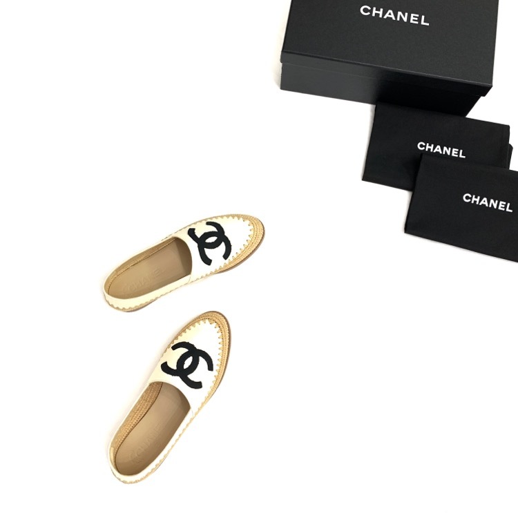 新品?正規品 未使用品 CHANEL シャネル ラムスキン エスパドリーユ