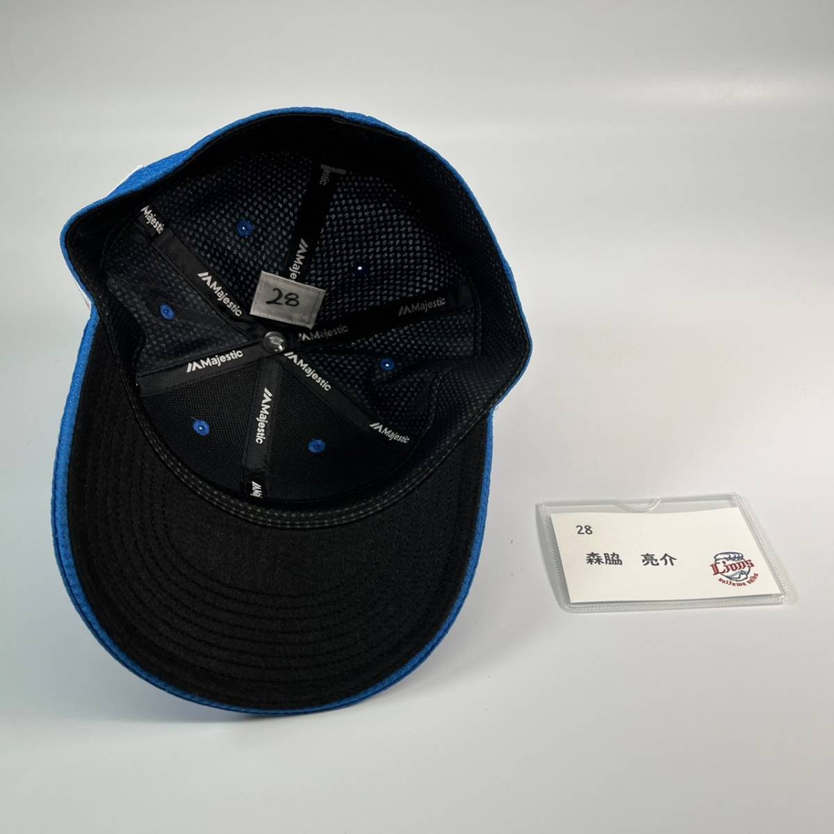 [ charity ] Saitama Seibu Lions forest side ... hand SAVE LIONS DAY cap ( with autograph )
