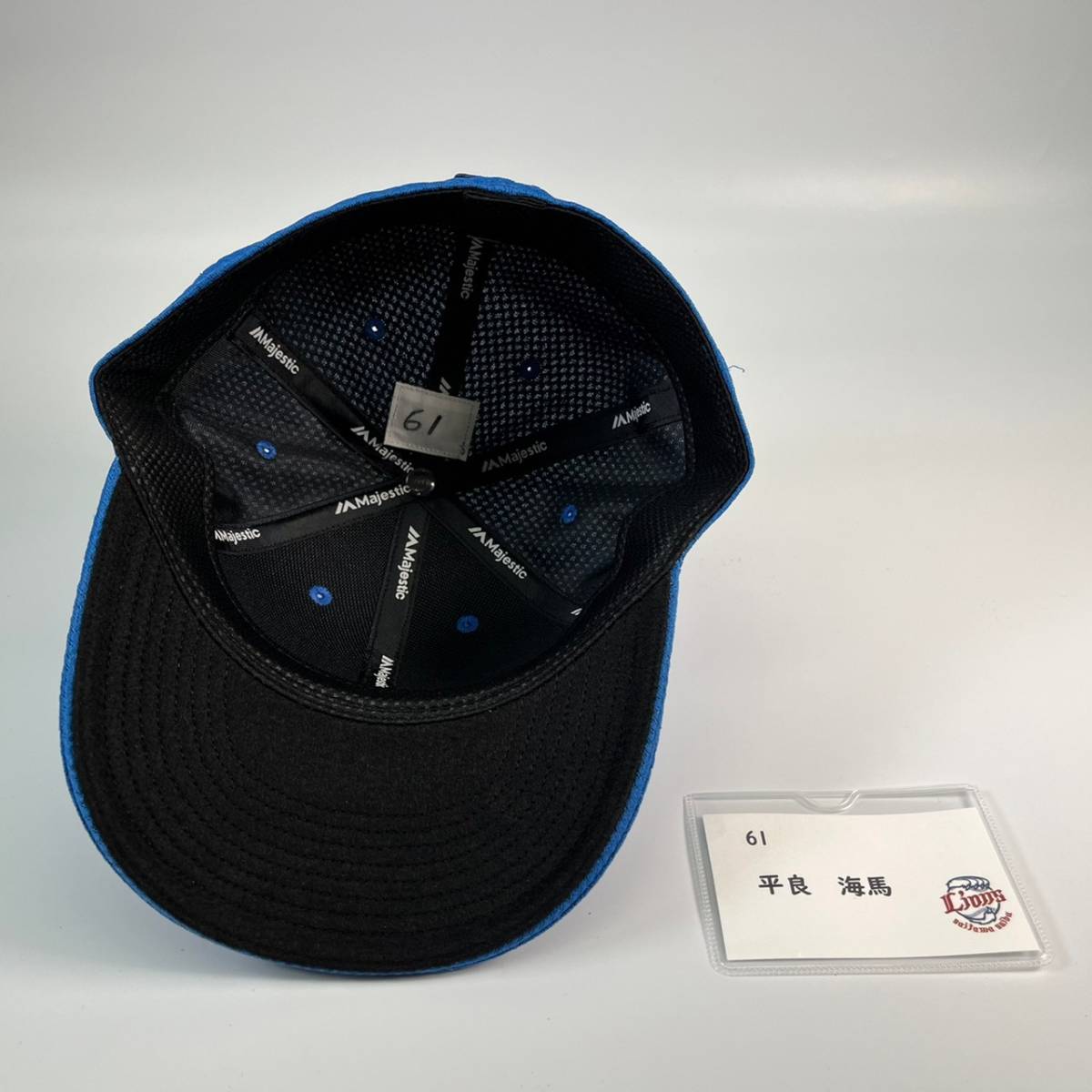 [ charity ] Saitama Seibu Lions flat good sea horse . hand SAVE LIONS DAY cap ( with autograph )