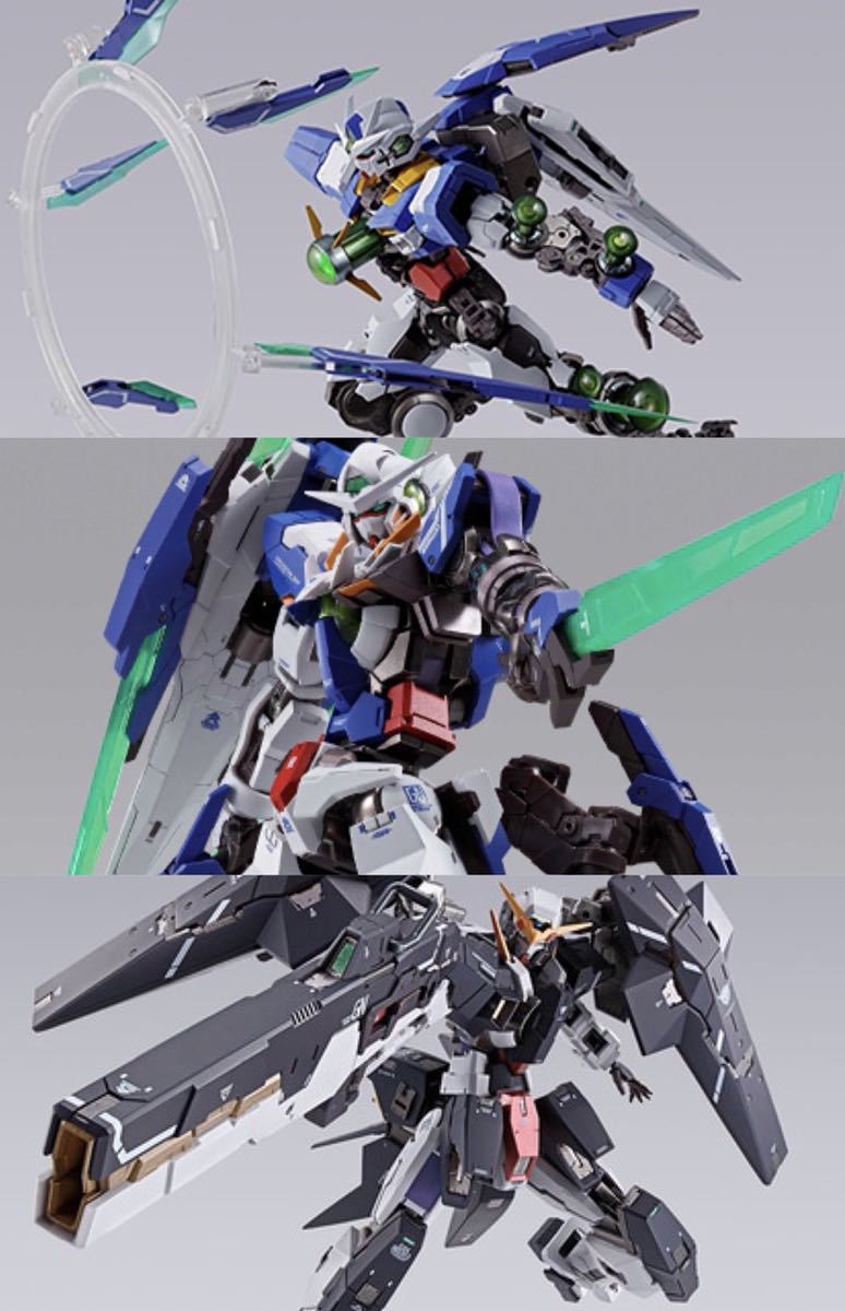 METAL BUILD 機動戦士ガンダムOO ダブルオークアンタ ガンダムエクシアリペアIV ガンダムデュナメスリペアⅢ 