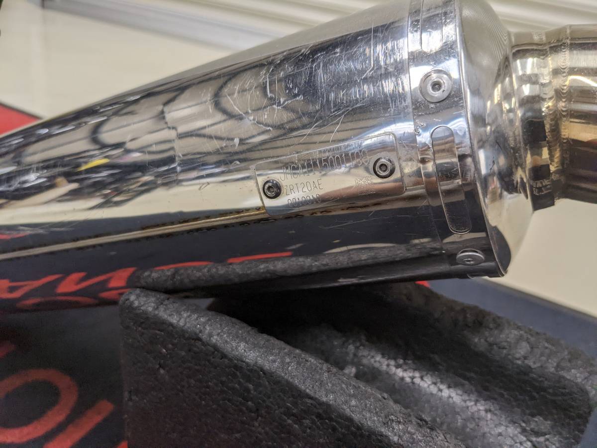 ◇ZRX1200DAEG 用ヨシムラ スリップオンサイクロンマフラー ダエグ 09