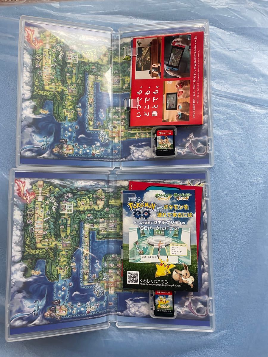 即日発送 2本セット カード付き ポケットモンスター Let's Go 即日発送 2本セット カード付き ポケットモンスター Let's Go
