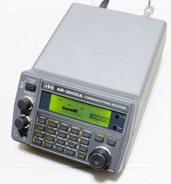 AOR AR-3000A 広帯域受信機 100KHz~2036MHz 新品メモリー電池に AOR AR-3000A 広帯域受信機 100KHz~2036MHz 新品メモリー電池に