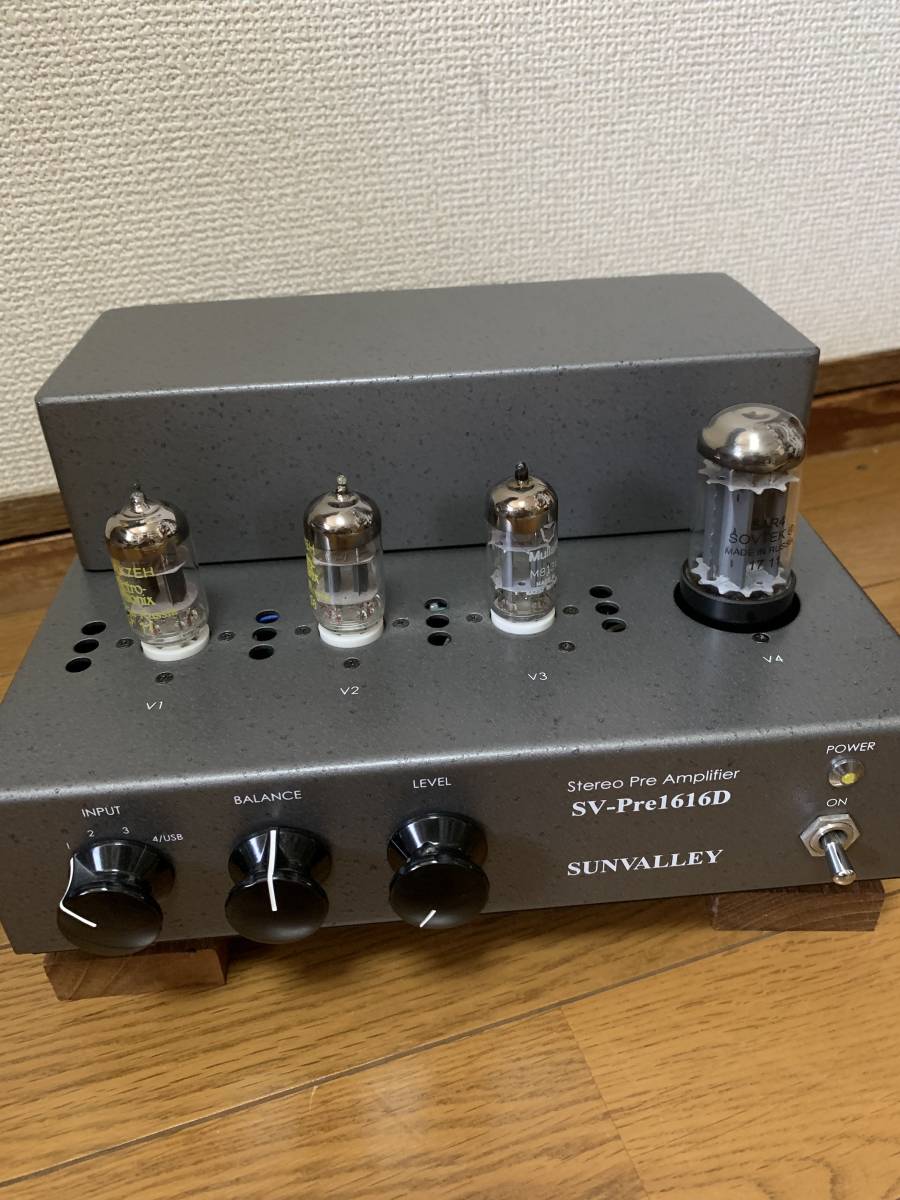 真空管プリアンプ/サンバレーオーディオSV-Pre1616D 組み立て代行品