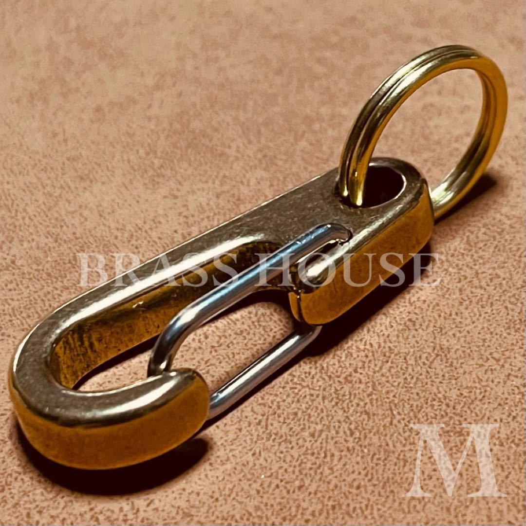 G9 brass made kalabina key holder M size accessory key ring na ska n brass wallet chain simple Vintage bike 