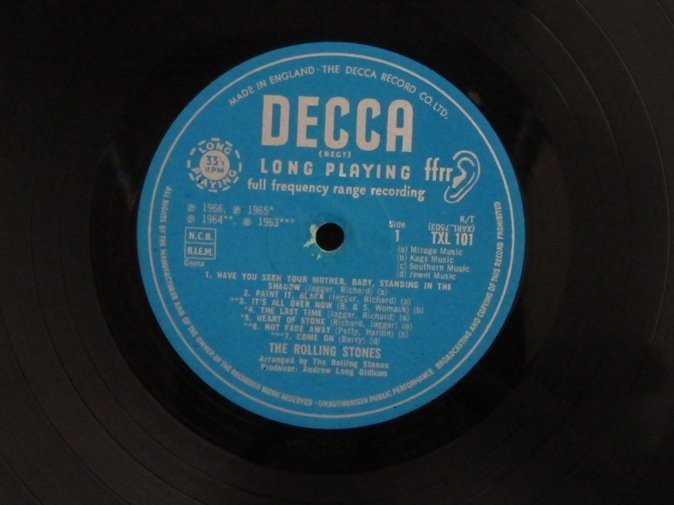 ROLLING STONES★Big Hits UK Open Decca Mono オリジナル_画像3