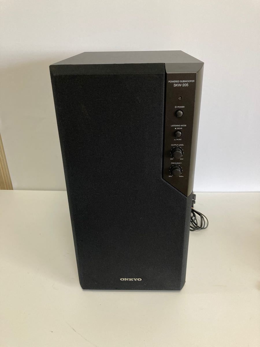 ONKYO オンキョー アンプ内蔵サブウーファーシステム SKW-205 ONKYO オンキョー アンプ内蔵サブウーファーシステム SKW-205